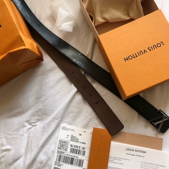 LV Pyramid Reversible Belt 40mm - Picture 1 of 6
